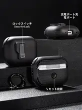 イヤホンケース AirPods Pro 2 対応 メカニカル 自動開閉 ポップアップ式 シリコン ソフトケース 耐衝撃