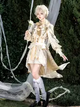 トップス サロペット 2点セット キッズ ボーイズ ロリータ 王子様風 貴族風 少年風 星の王子様