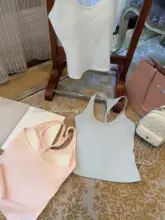 夏用 背中美しく見せるキャミソール【胸パッド内蔵・極上の柔らかさ】（セットアップ対応）