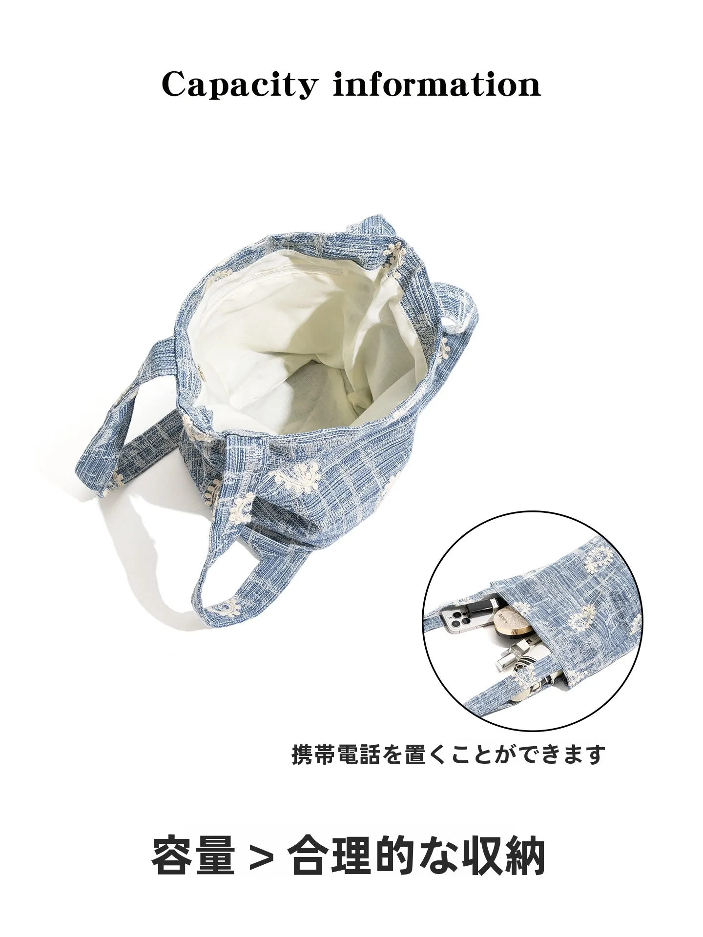 レトロ風刺繍トートバッグ：美式復古スタイルの高級感と実用性を実証