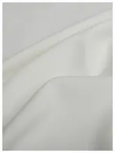 白色ストレッチ竹節麻TR混紡生地【春夏用・ドレープ感・小西装ジャケット・ワイドパンツ・シャツ用】