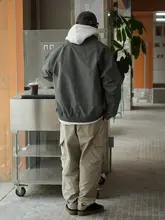 Propcell ヴィンテージ風 多ポケット メンズジャケット【ゆったりシルエット・カジュアルスタイル】