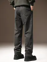男のためのカジュアルなテーパードパンツ【コットン製・通気性・秋用・フィット】