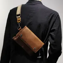 カジュアルなストラップ付きメンズサ shoulder バッグ【スポーツスタイル・斜め掛け・男女兼用・携帯電話収納可】