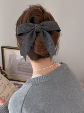 甘いニットリボンカモノハシクリップ