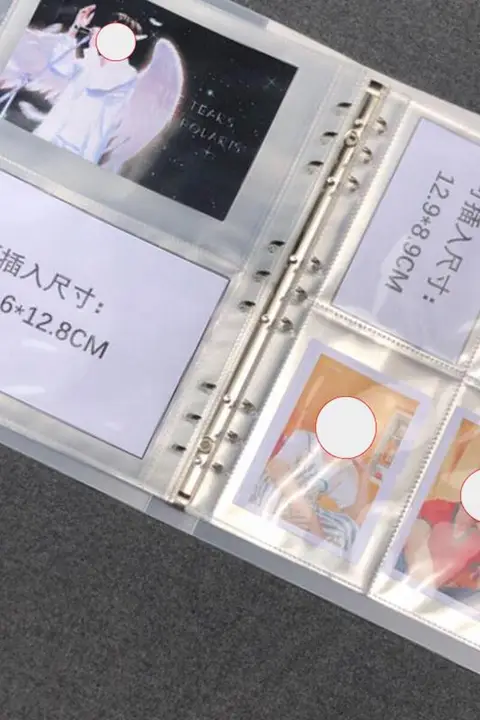 B5サイズの9ポケット両面アルバム【生徒作品集・写真・ポストカード収納用】