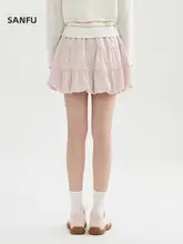 春季にぴったりの可愛いフリルスカート【ピンク・ハイウエスト・プチプラ】（セットアップ対応）