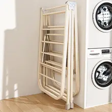 折りたたみ式 洗濯物干しスタンド【屋外用・室内移動可・シンプルデザイン】