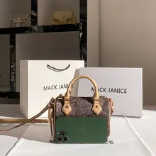 ボストンバッグ レディース キャラクター柄 バイカラー おしゃれ 着回し 「MackJanice」