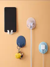強力無痕 フック付き電源コード収納【キッチン用・貼り付けタイプ・多機能】