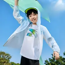 子供用 UVカット 軽量防晒ジャケット【通気性・夏用・UPF50+対応】（セットアップ対応）
