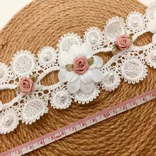 1メートルの高級手作りビーズレースリボン【DIY服装用・両面仕様】