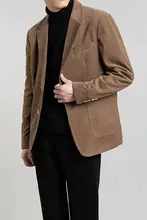 コーデュロイ メンズジャケット【秋冬用・カジュアル・落ち感デザイン】
