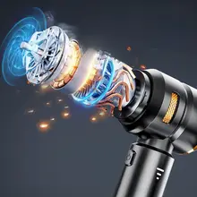 車載用コードレスタイプ掃除機【ブラシレスモーター・大出力・ハンドヘルド・真空吸引・リチウムバッテリー搭載】