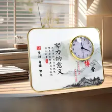 子供の読書を応援するデスク用置時計【インスピレーション・装飾用】