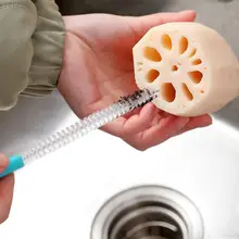 乳房用ボトル・水筒・ストロー専用清掃ブラシ【不锈鋼製・細長デザイン】