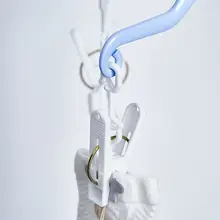 子供用の靴下干しハンガー【プラスチック製・多機能・洗濯物の干し方に最適】