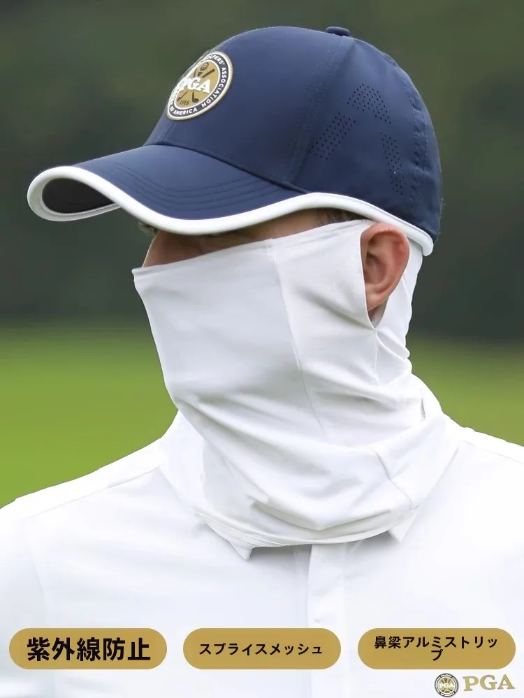 ispsゴルフで気温30度を超える日差しにどう対応する？PGA冷感アイスシルクマスクが解決するリアルな悩み