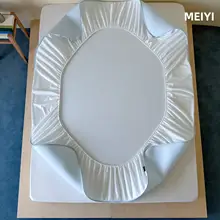 軽やかな色合いのひんやりシルク夏用敷きパッド【折りたたみ可能・エアコン用・水洗い可】（セットアップ対応）