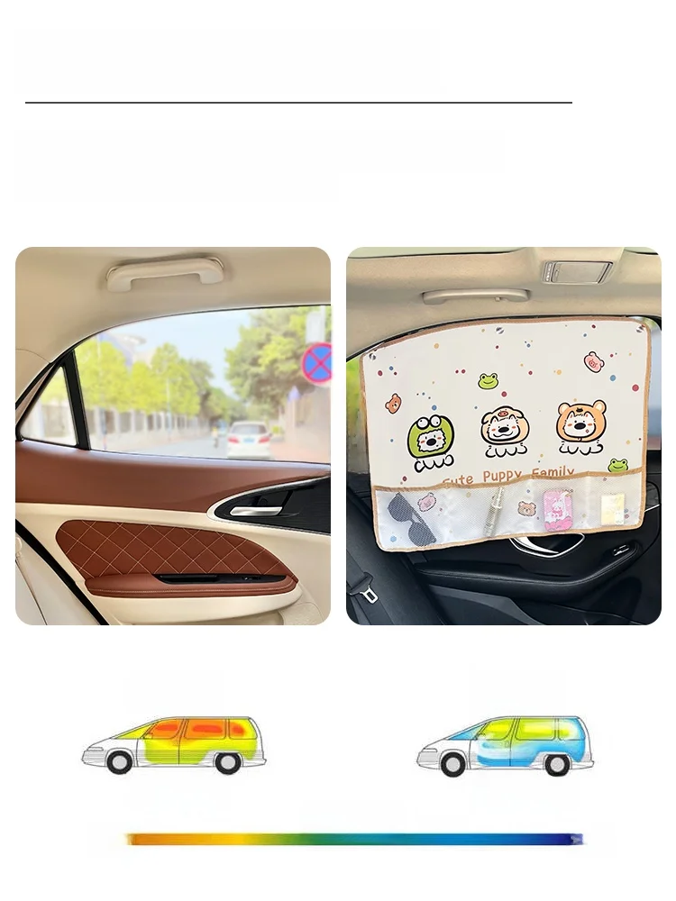 汎用車用サイドウインドウサンシェードの遮熱効果はどのくらい？