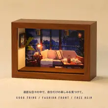 かわいい猫のデスクトップ装飾飾り【読書デザイン・小夜灯・雰囲気作り】