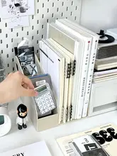 デスク用スタンド型本立て【書籍固定・倒れ防止・学生向け】