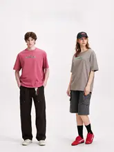 した印象の短袖Tシャツ【花柄・コットン100%・夏用】（セットアップ対応）
