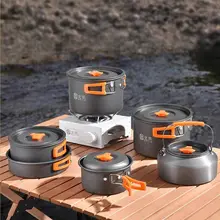 アウトドア調理器具全道具【鍋・フライパン・ティーポット・食器・キャンプ用】（セットアップ対応）