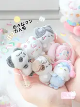 カラフルな毛糸のぬいぐるみチャーム【バッグ用・誕生日プレゼントに最適】