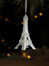 クリスマス透明アクリルベルバタフライタワー飾り【クリスマスツリー用・装飾品】