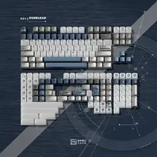 金属感のある透けたゲーム用キーボードキーキャップ【PBT・PC製・オリジナル高さ】