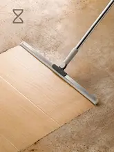 Lazy Corner 便利な角落用魔法モップ【床用・水切り機能付き・シリコン製】