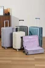 軽量PC製キャビンサイズスーツケース【静音キャスター・雲形デザイン・男女兼用】