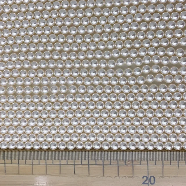 オーストリア製5810クリスタルビーズ【純白・穴あき・DIY用】