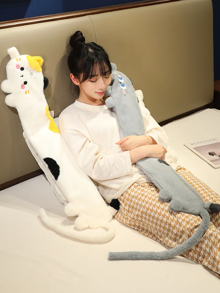 かわいい猫デザインの湯た んぽ：テレワークでの腹部暖房に最適な注水タイプの暖房グッズ