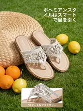 人気のビーチサンダル【女性用・人字型・夏用・疲れにくいデザイン】