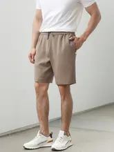 軽量SOFT素材 メンズストレートフィット ショートパンツ【吸湿速乾・ウエストゴム・スタイル】