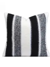 モダンデザインの黒白クッションカバー【高級感・新中式】