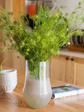 ガラス花瓶 花器 フラワーベース ハンドメイド 半透明 卓上インテリア 置物 北欧風 クラシカル モランディカラー