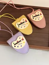 可愛らしいデザインの磁吸革ネックレス【カラーパレット・実用的・眼鏡クリップ付き・ロングチェーン】