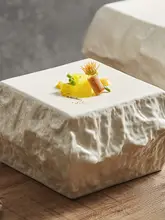 石形プレート 日本式不規則 高級儀式感 食器