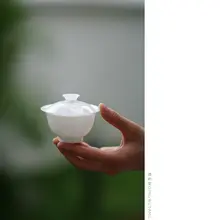 シンプルな薄胎蓋碗【茶器・三清用】