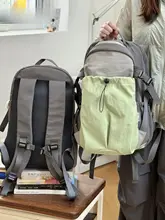 シンプルでスタイリッシュな登山バッグ【男女兼用・軽量・大容量・アウトドア用】（セットアップ対応）