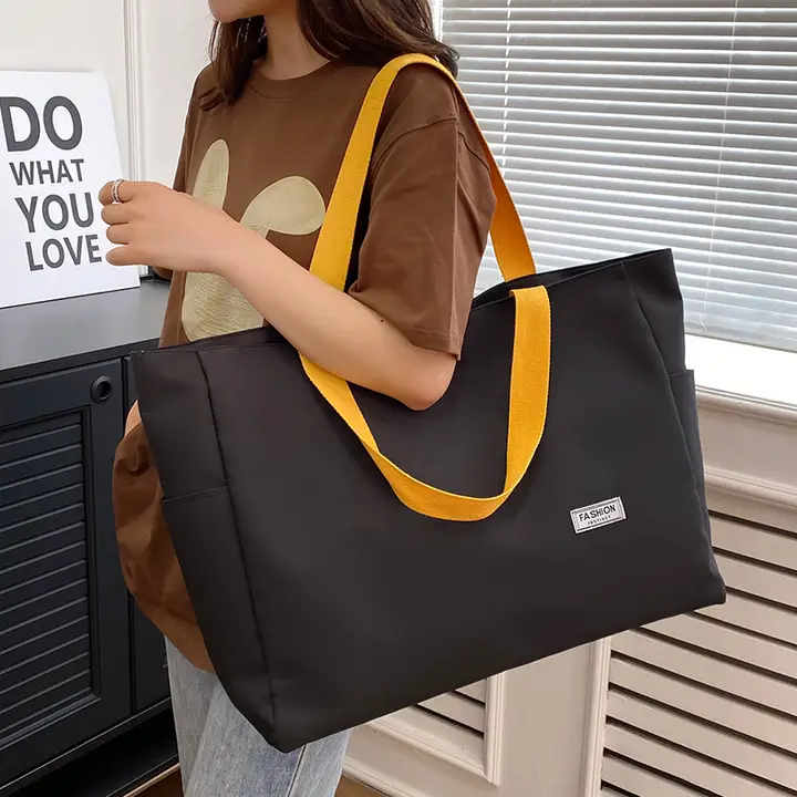 大容量トートバッグ【旅行用・収納便利・男女兼用】