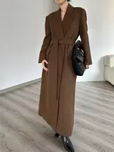 AfuShop クラシックテーラードコート【100%ウール・ロング丈・おしゃれなテーラーカット】
