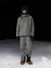 Ants Pro 男女兼用 スキーウェア【アウトドア用・硬い外殻・プロ仕様・グリーン】
