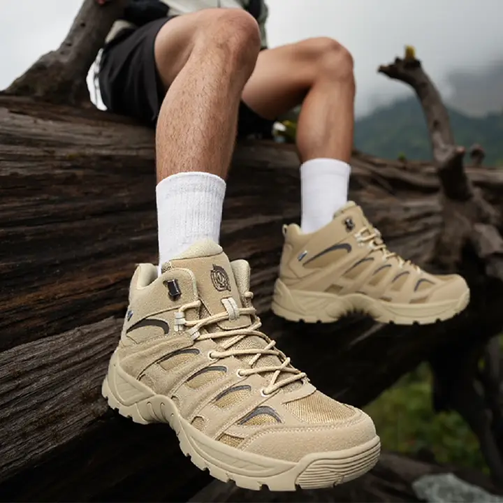 男性用アウトドア登山靴【防水・防滑・耐磨耗・登山用・ハイキング用】