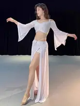 オリジナルデザインのベリーダンス衣装【春用・スパンコール・ネット素材・練習用】（セットアップ対応）