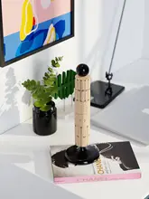 卓上カレンダー 回転式 天然木 ポップカラー 北欧風 インスタ映え インテリア雑貨 「XEMO」