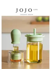 JOJO'S L. PD.Gado. 高温対応オイルボトル一体型ガラスブラシ【バーベキュー用】